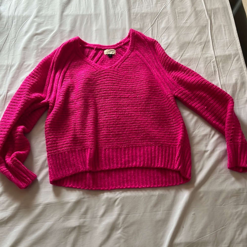 Neon Pink Sweater!